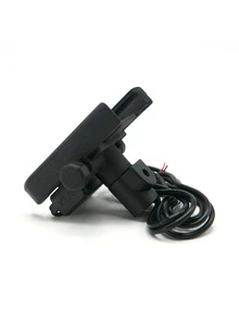 Rasen SOPORTE PARA CELULAR PARA MOTO Y BICI UNIVERSAL METALICO PARA ESPEJO CON CARGADOR - Negro - Ver 2