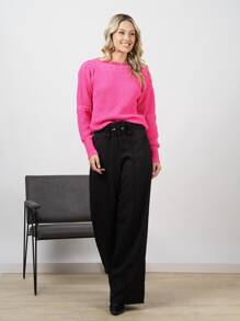 Women Sweaters - Màu Hồng Tươi - Xem 6