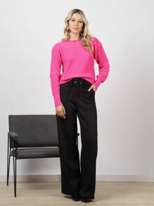 Women Sweaters - Màu Hồng Tươi - Xem 7