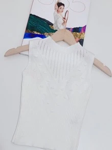 IN FASHION FEMININA MODAL BLUSA CROPPED - Branco - Visão 3