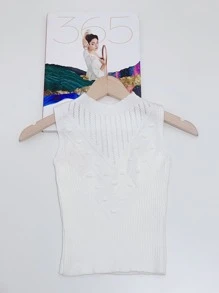 IN FASHION FEMININA MODAL BLUSA CROPPED - Branco - Visão 4