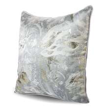 Nordic灰色融合紋飾款裝飾枕頭套,現代簡約條紋設計及高檔面料,刺繡背墊,適用於沙發,方形,30x50cm,45x45cm,50x50cm,60x60cm,不含枕芯 - 淺灰色 - 查看 2