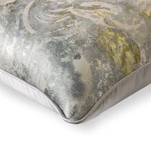 Nordic灰色融合紋飾款裝飾枕頭套,現代簡約條紋設計及高檔面料,刺繡背墊,適用於沙發,方形,30x50cm,45x45cm,50x50cm,60x60cm,不含枕芯 - 淺灰色 - 查看 5