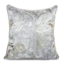 Nordic灰色融合紋飾款裝飾枕頭套,現代簡約條紋設計及高檔面料,刺繡背墊,適用於沙發,方形,30x50cm,45x45cm,50x50cm,60x60cm,不含枕芯 - 淺灰色 - 查看 1