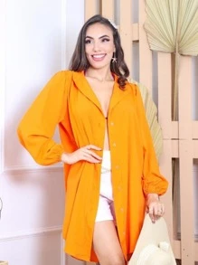 Women Dresses - trái cam - Xem 3