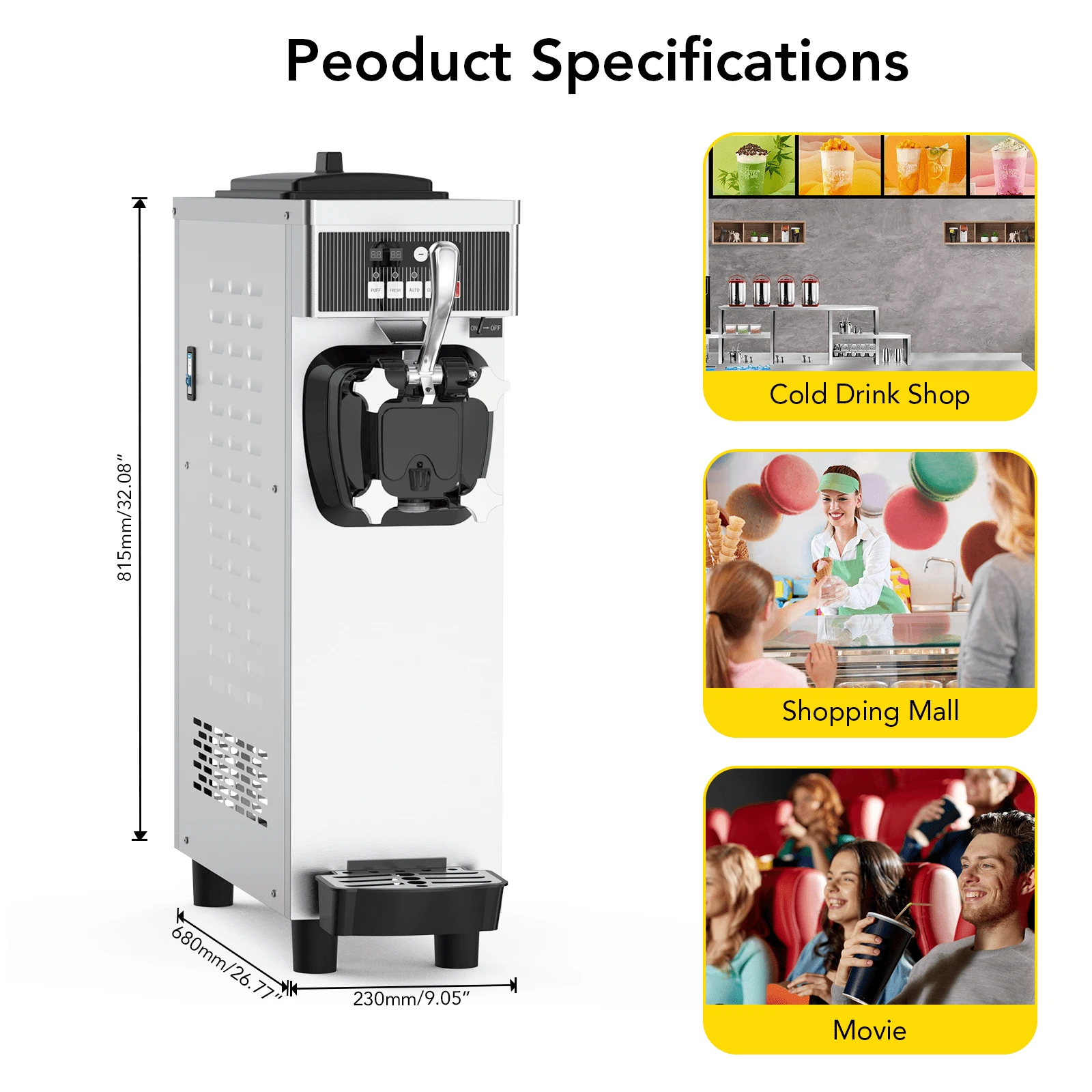 Commercial Soft Ice Cream Machines