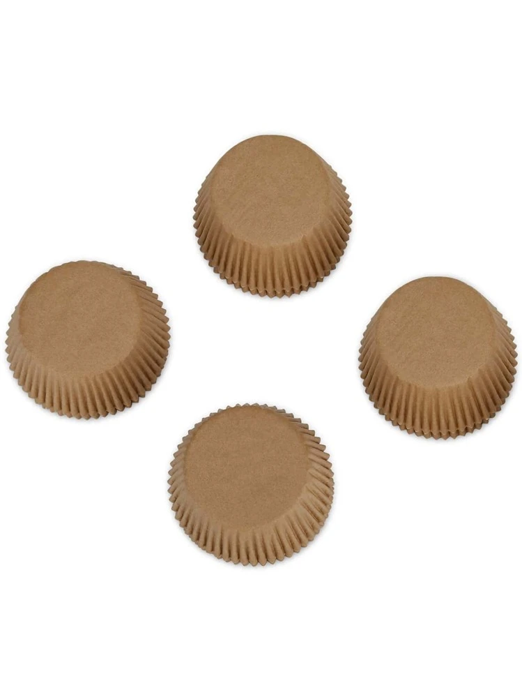 Qiqee Pirottini Per Cupcake 300 Pezzi – 6 Design Originali, Antigrasso E Forno, 5x7 Cm, Adatti A Microonde E Forno