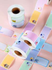 280 Piezas Pegatinas De Nombre De Dibujos Animados Para Botellas De Agua, Resistentes Al Agua, Resistentes A La Rotura, Envío Aleatorio - Multicolor - Ver 2