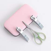 7入組不銹鋼修指甲套裝,包括指甲剪,指甲剪刀,修腳刀等 - 綠色 - 查看 2