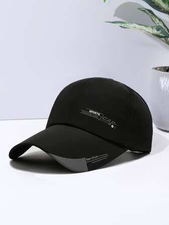 Men Letter Graphic Baseball Cap