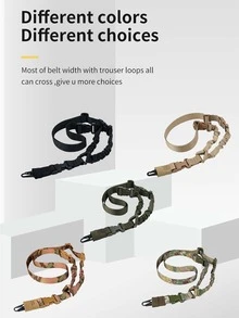 1入組男士單點吊索,攜帶各種各樣,合適的適用於戶外運動和訓練 - 黑色 - 查看 10