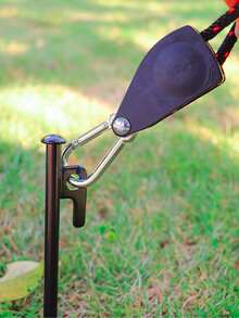 1套裝可調節帳篷金屬滑輪繩索適用於戶外露營,防風,反光,厚,可調節,延長,帶繩索扣飾,抽繩,植物燈懸掛繩索 - 黑色 - 查看 7