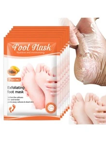 5 Piezas Membrana De Pies De Papaya, Membrana De Pies Sentidos, Piel Muerta Y Callos En Los Pies