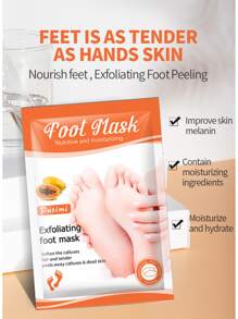 5 Piezas Membrana De Pies De Papaya, Membrana De Pies Sentidos, Piel Muerta Y Callos En Los Pies