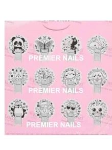 MEDIDOR DE TIP DEL LARGO DE LA UÑA ACRILICA GEL - Plateado - Ver 3