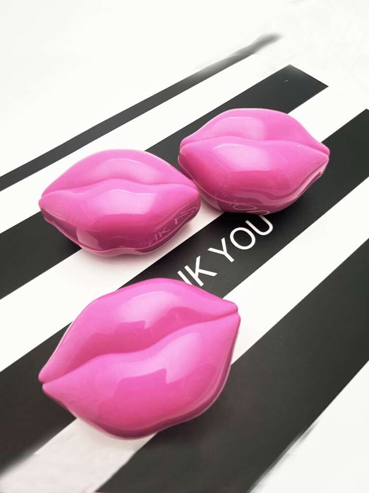 口紅用パッケージ リップ型 透明 ピンク 1個 | SHEIN JAPAN