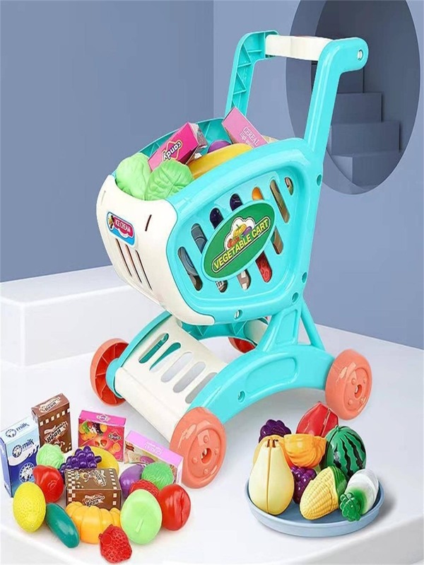 Children's Pretend Play Supermarket Shopping Set
