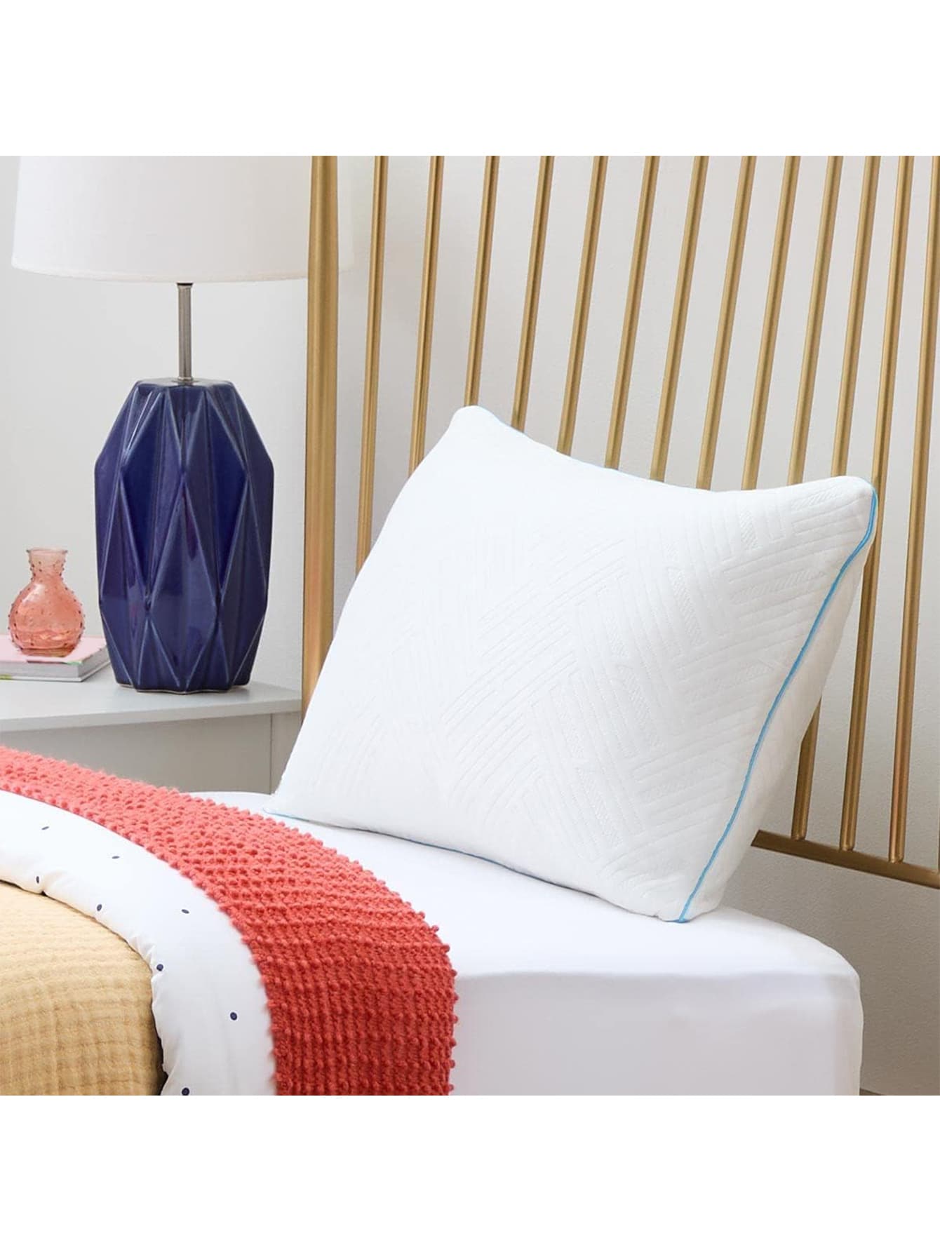 Shredded Gel Memory Foam Pillow Side, Stomach, Back Sleeper Medium