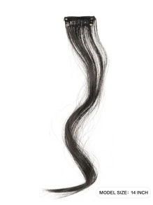 14 inches, 35 centimeters, dragon whiskersbangs black - Black - View 2
