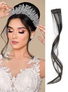 14 inches, 35 centimeters, dragon whiskersbangs black - Black - View 1