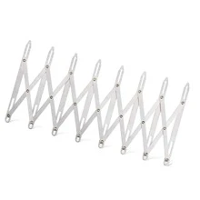 1 pieza aluminio Divisor de Botón de costura , para Botones de costura - Plateado - Ver 3