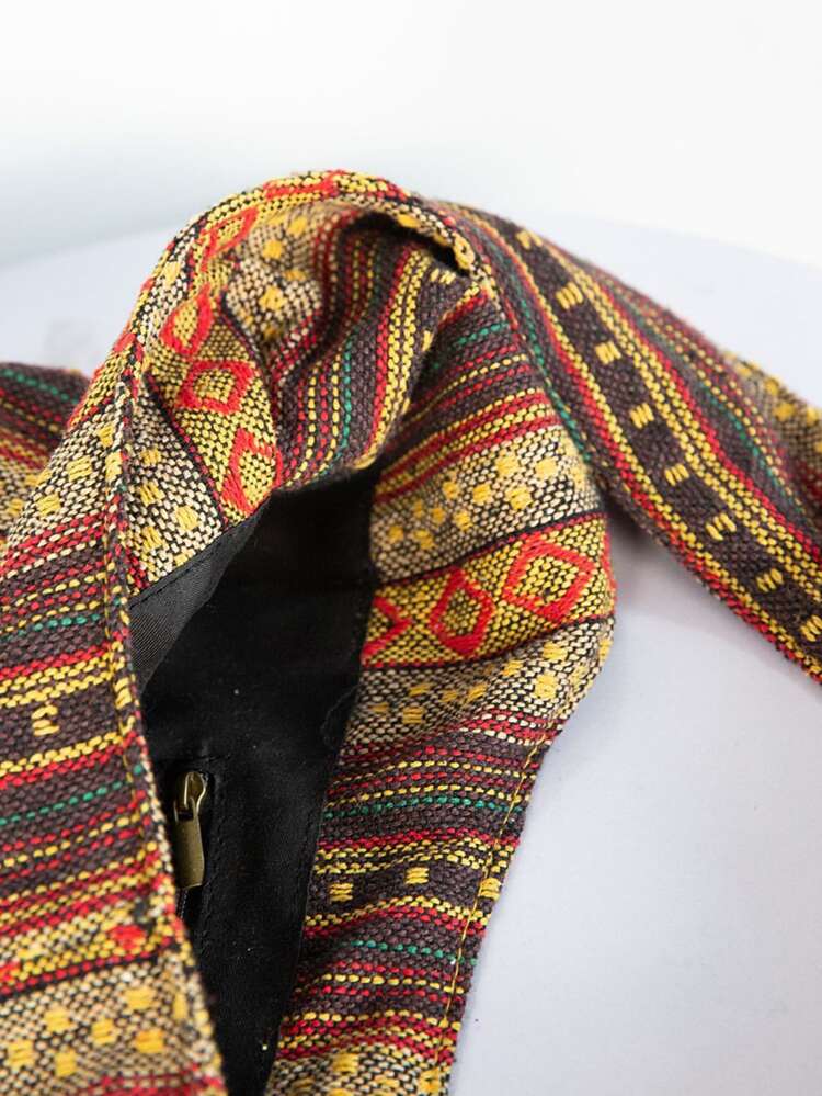 Yogodlns Striped Crossbody Bag,Boho Style Shoulder Bag,Large Capacity Canvas Travel Bag, Vintage, Retro, Bohemian Style Boho Bag For Women, Matching With Ibiza Fits Perfectly , Bohemian Outfit For Women, Boho