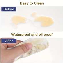 1捲透明廚房過油貼,用於爐具和櫥櫃檯面的防水自粘靜電貼膜高溫防護貼膜 - 無色 - 查看 5