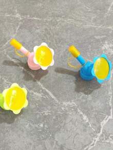 1入藍色花灑桶,飲料瓶噴霧器,可雙用小型噴霧器澆水植物