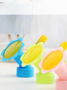 1入藍色花灑桶,飲料瓶噴霧器,可雙用小型噴霧器澆水植物