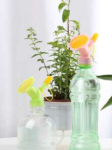 1入藍色花灑桶,飲料瓶噴霧器,可雙用小型噴霧器澆水植物