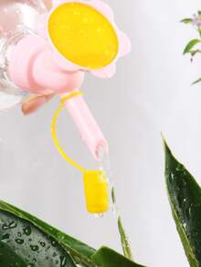 1入藍色花灑桶,飲料瓶噴霧器,可雙用小型噴霧器澆水植物