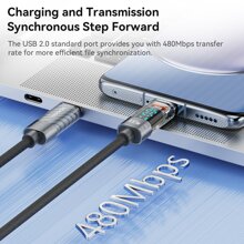 Toocki 1pc 臻賢 C-c100w 1m/2m 數位資料線 - USB-C to Type C - 查看 3