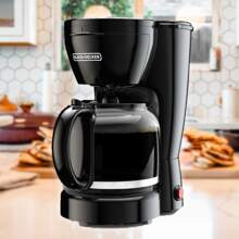 Cafetera Base Caliente Jarra Antigoteo 12 Tazas Black+Decker - Negro - Ver 3