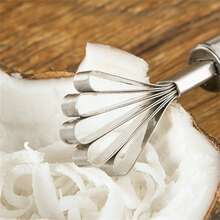 1pc Stainless Steel Coconut Meat Removal Knife For Quick Scraping And Grinding Coconut Meat In The Kitchen
