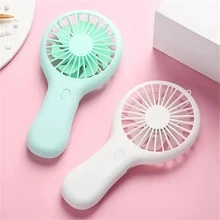 Mini Handheld Fan USB Charging Ultra-Quiet Lightweight And Portable Desk Cooler, Portable Air Conditioner For Home Office Travel Outdoor, Aire Aconditionado - Pink - View 5