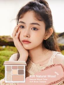 JUDYDOLL 7色眼影盘，包含水泥灰眼影、腮红、高光和修容，多功能彩妆盘，送给朋友、女友的独特礼物，婚礼必备，婚礼宾客，单身派对，打造优雅、休闲、自然、甜美、大胆的妆容，约会妆容。 - 彩色 - 查看 4