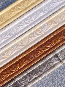 1pc Self-adhesive Foam Crown Molding For Ceiling And Wall Decoration, Protecting The Edges From Collision - White - View 2