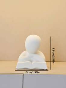 1 pezzo Scultura d arredo in resina di stile nordico moderno, figura astratta per decorazione di soggiorno, ufficio, scrivania