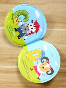 1入組兒童玩具eva沐浴書,帶有圓形動物圖案 - 彩色 - 查看 4