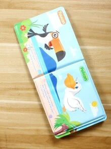 1入組孩子們的浴室玩具乙烯-乙酸乙烯共聚物橡膠照片書-鳥設計