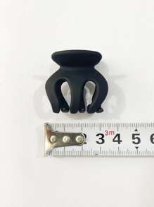 3 件装女士白色、卡其色和哑光黑色塑料南瓜形发夹，打造休闲可爱的发型，适合日常通勤和短发。夏季发夹发夹发夹发夹发夹秋冬发饰，适合女士度假装扮 - 彩色 - 查看 5