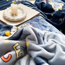 1入組宇航員藍色的法蘭絨雙面絨毯 - 彩色 - 查看 6