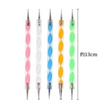 16入組曼陀羅畫工具套裝,包含圖案樣板、點彩工具、點彩筆、石頭和刷子的diy繪畫套件 - 彩色 - 查看 3