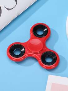 1 pieza Spinner de mano de tres hojas de estilo aleatorio, juguete antiestrés - Rojo - Ver 4