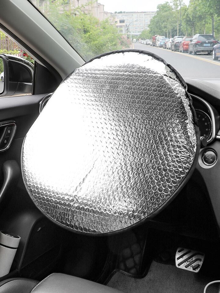 1PC Car Steering Wheel Cover Heat Protection Heat Insulation Steering Wheel  Sun Protection Cover Aluminium Foil Sun Protection 40 cm Diameter Heat  Shield Steering Wheel Cover Sun Protection Steering Wheel Cover,Protect Your