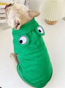 Quần áo cho mèo cưng, áo khoác lông cừu mùa đông ngộ nghĩnh và đáng yêu để giữ ấm và ngăn ngừa rụng tóc - Đen và trắng - Xem 1