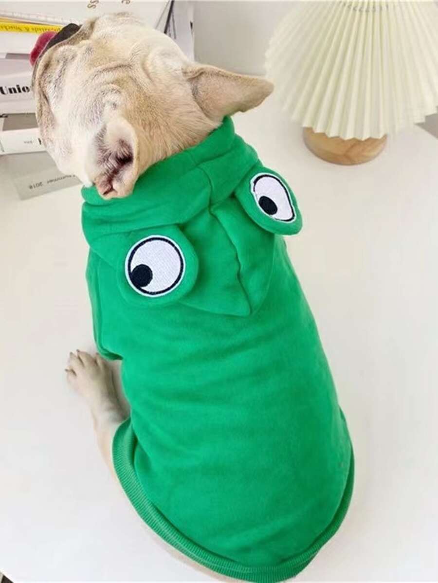 Quần áo cho mèo cưng, áo khoác lông cừu mùa đông ngộ nghĩnh và đáng yêu để giữ ấm và ngăn ngừa rụng tóc - Đen và trắng - Xem 1