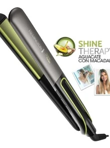 Plancha Alaciadora Cerámica, Aguacate y Macadamia Oil  Marca Remington - Negro - Ver 7