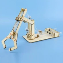 油壓機械臂組裝模型套件 - 杏色 - 查看 1
