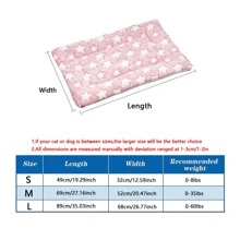 1 Miếng Hình sao Dày lên Thảm thú cưng Thích hợp Đối với Lớn/trung bình/nhỏ Chó , Mèo , Cho giường , Sofa , Sàn nhà Sử dụng - Hồng - Xem 2
